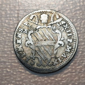 ESTADOS PAPALES CLEMENTE XII (1730-1740) GROSSO 1739 ANNO IX