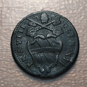 ESTADOS PAPALES CLEMENTE XII (1730-1740) QUATTRINO ROMANO 1738