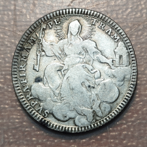 ESTADOS PAPALES CLEMENTE XIII 1/5 SCUDO DOBLE GIULIO DOPPIO GIULIO 1758