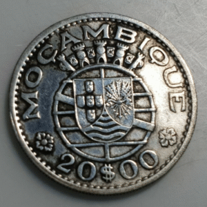 MOZAMBIQUE PORTUGUES 20 ESCUDOS 1960 MBC