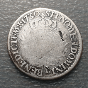 FRANCIA FRANCE LUIS XV LOUIS XV 1/5 ECU 1730 L BAYONNE BAYONA BC ESCASA SCARCE