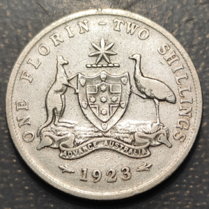 AUSTRALIA GEORGE V SHILLING 1923