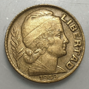 ARGENTINA 5 CENTAVOS 1949 MBC/MBC+
