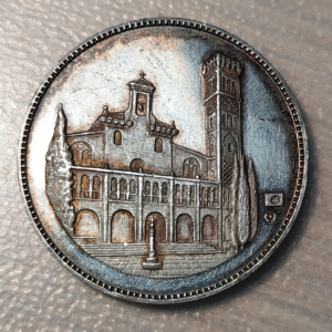 ZARAGOZA MEDALLA CAJA DE AHORROS Y MONTE DE PIEDAD ZARAGOZA ARAGON RIOJA 32mm