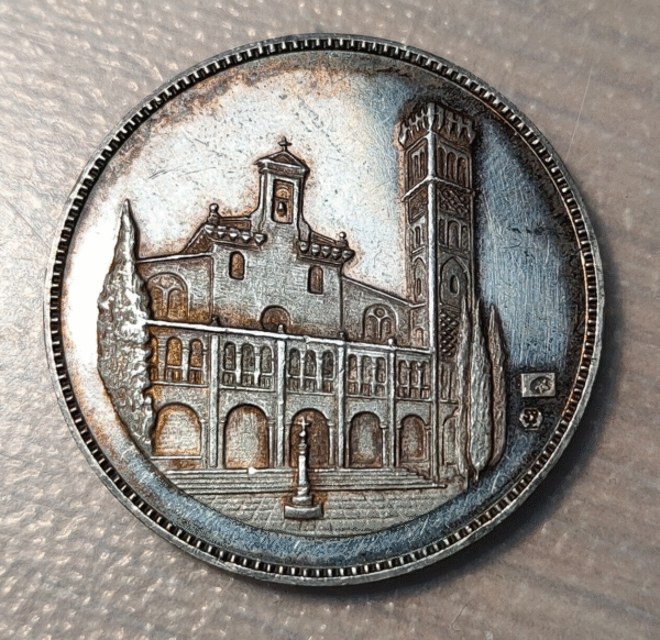 ZARAGOZA MEDALLA CAJA DE AHORROS Y MONTE DE PIEDAD ZARAGOZA ARAGON RIOJA 32mm