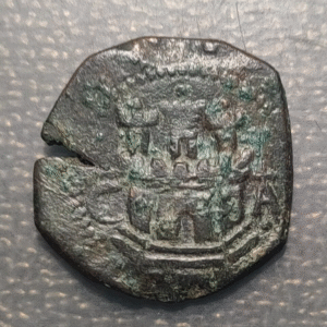 ESPAÑA CUENCA FELIPE II 2 MARAVEDIS SF (1585-1586)