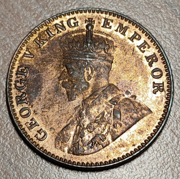 INDIA BRITÁNICA BRITISH INDIA GEORGE V 1/4 ANNA 1936 SC UNC