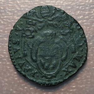 ESTADOS PAPALES PABLO V QUATTRINO S. PABLO MBC