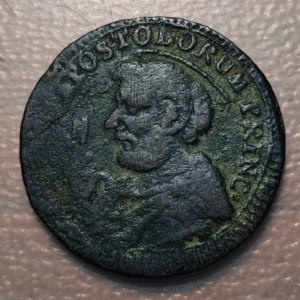 ESTADOS PAPALES PIO VI 2 1/2 BAIOCCHI 1797 VITERBO MBC-