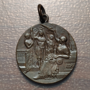 ITALIA ITALY MEDALLA I GUERRA MUNDIAL WWI MAYO 1915 6g 33x25mm