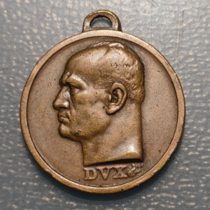 MEDALLA ITALIA ROMA I EXPOSICION MOSTRA GRANO 1927 7,76g 29x25mm