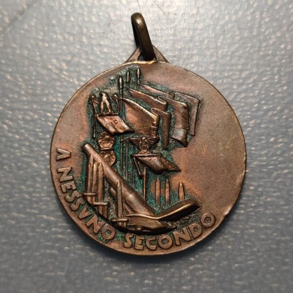 MEDALLA 1940 ITALIA II GUERRA MUNDIAL WWII BATALLA DE LOS ALPES II CUERPO ARMADA - Imagen 2