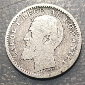 ROMANIA RUMANIA CAROL I 50 BANI 1900
