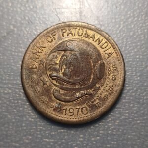 MEDALLA WALT DISNEY BANK OF PATOLANDIA 1970 TIO GILITO SCROOGE 32mm