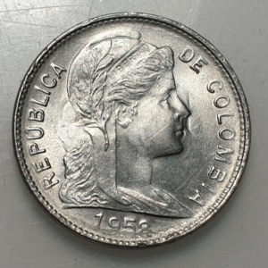 COLOMBIA 1 CENTAVO 1958 SC UNC