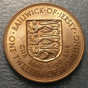 JERSEY ELISABETH II 1 PENNY 1960 SC UNC
