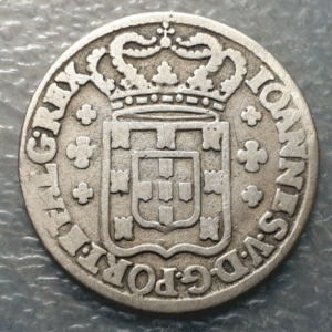 PORTUGAL JOAO V (1707-1750) 6 VINTENS (120 REIS) S/F BC+