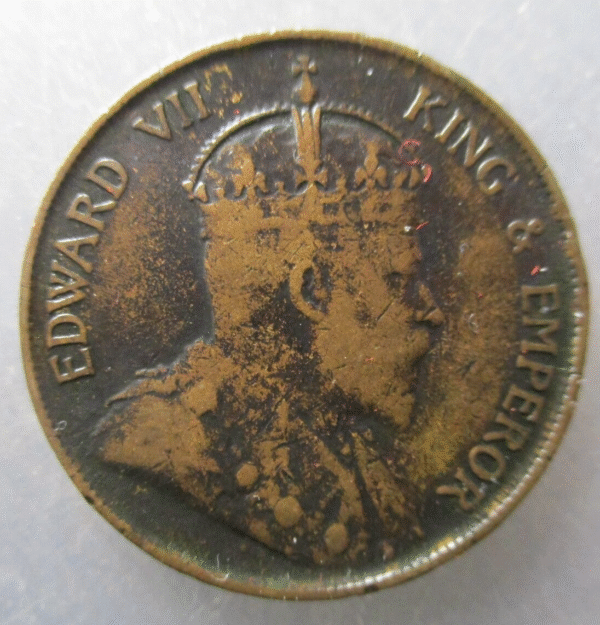 CHINA HONG KONG EDWARD VII 1 CENT 1905 H BC+ (PERO MEJOR QUE EN FOTO) - Imagen 2