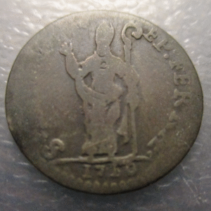 EST. PAPALES PONTIFICIO VATICANO CLEMENTE XI FERRARA MURAIOLA 2 BOLOGNINI 1710