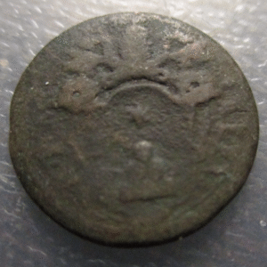 ESTADOS PAPALES PONTIFICIO VATICANO ALEJANDRO VII GUBBIO QUATTRINO