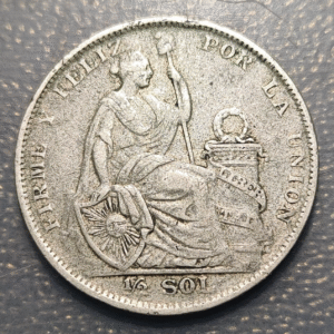 PERU 1/2 SOL MEDIO SOL 1927