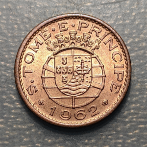 SANTO TOME Y PRINCIPE 50 CENTAVOS 1962 SC UNC