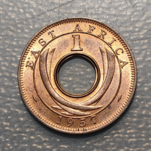 BRITISH EAST AFRICA 1 CENT 1957 UNC