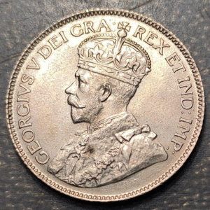 CANADA GEORGE V 25 CENTS 1920