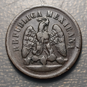 MEXICO 1 CENTAVO 1889 Mo