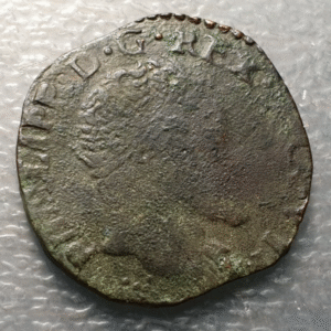 IMPERIO ESPAÑOL NAPOLES FELIPE II 1 GRANO 1591 BC