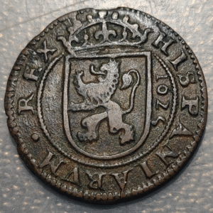 ESPAÑA SEGOVIA FELIPE IV 8 MARAVEDIS 1625
