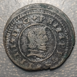 ESPAÑA CORDOBA FELIPE IV 16 MARAVEDIS 1664 TM