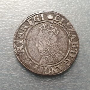 GREAT BRITAIN ELIZABETH I 6th ISSUE TUN MINTMARK SPINK 2577 6.01 g 31 mm