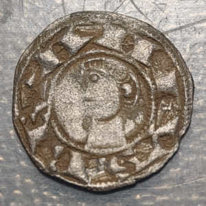ESPAÑA TOLEDO ALFONSO I DE ARAGON DINERO (1109-1126)