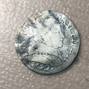 ESTADOS PAPALES AVIGNON INNOCENCIO XII (1691-1700) 1/2 SCUDO 1692 ESCASA SCARCE