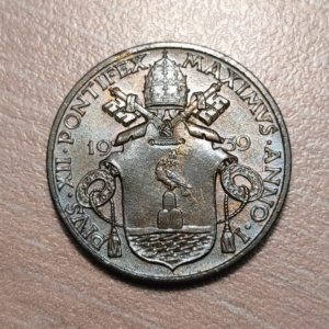 VATICANO PIO XII 10 CENTESIMI 1939 EBC