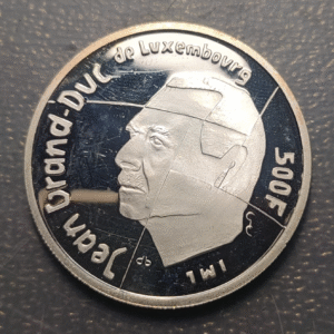 LUXEMBURGO LUXEMBOURG PROOF 500 FRANCS 500 FRANCOS 1995 SC UNC