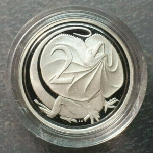 AUSTRALIA 2 CENTS 1991 P-75a SILVER PROOF