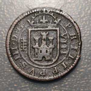 ESPAÑA SEGOVIA FELIPE III 8 MARAVEDIS 1603
