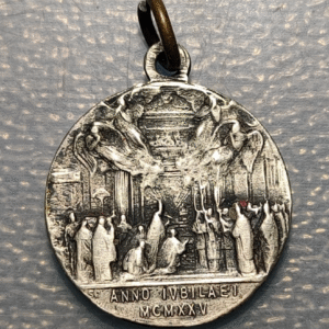 MEDALLA RELIGIOSA JUBILEO 1925 / EXPOSICION UNIVERSAL MISIONERA VATICANA - ROMA