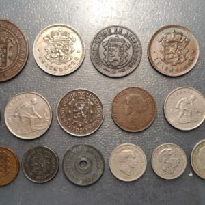 LUXEMBURGO LOTE 19 MONEDAS DISTINTAS