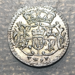 ALEMANIA GERMANY SACHSEN SAJONIA FREDRICH AUGUST II PFENNIG 1737