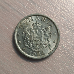 RUMANIA ROMANIA 2 LEI 1924 EBC+