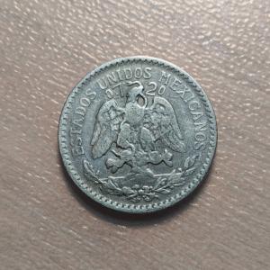 MEXICO 50 CENTAVOS 1919 BC+/MBC-