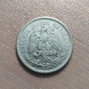 MEXICO 50 CENTAVOS 1919 BC+/MBC-