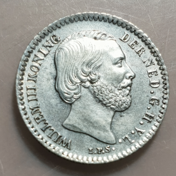 PAISES BAJOS HOLANDA NETHERLANDS WILHELM III 10 CENTS 1882 SC-/SC BONITA