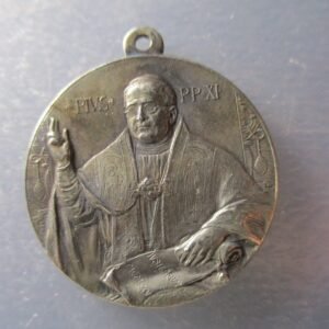 MEDALLA RELIGIOSA PAPA PIO XI / CUPULA DE SAN PEDRO - JUBILEO 1925