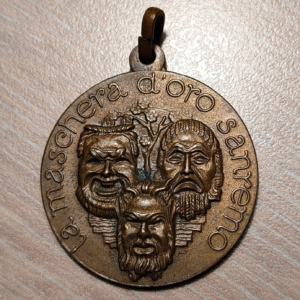 ITALIA PERIODO MUSSOLINI MEDALLA CONUEGNO FILODRAMMATICO A. XIII 1935