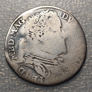 ITALY TUSCANY FLORENCE FERDINANDO I MEDICI 1 LIRA 1603 ST JOHN SCARCE