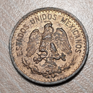 MEXICO 1 CENTAVO 1906 SC UNC BRILLO ORIGINAL